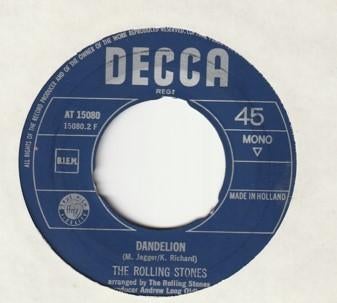 The Rolling Stones - We Love You & Dandelion 1967, Ophalen, Gebruikt, Pop