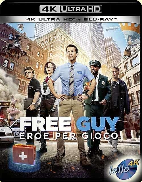 Blu-ray 4K: Free Guy (2021 Ryan Reynolds, Jodie Comer) IT NN, Ophalen of Verzenden, Nieuw in verpakking, Humor en Cabaret