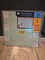 Art3d 3D Zelfklevende Wandpanelen Keukentegels Turquoise, Overige materialen, Wandtegels, Nieuw, Minder dan 20 cm