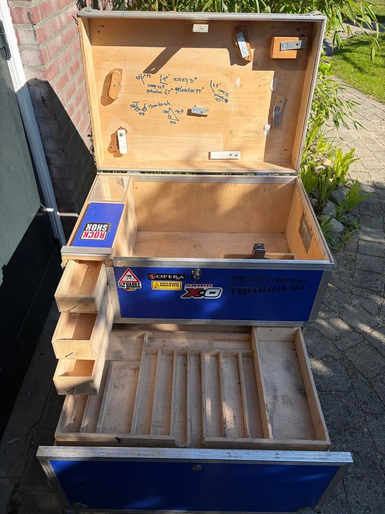 Flightcase Gereedschapskist met lades, Ophalen, Gebruikt