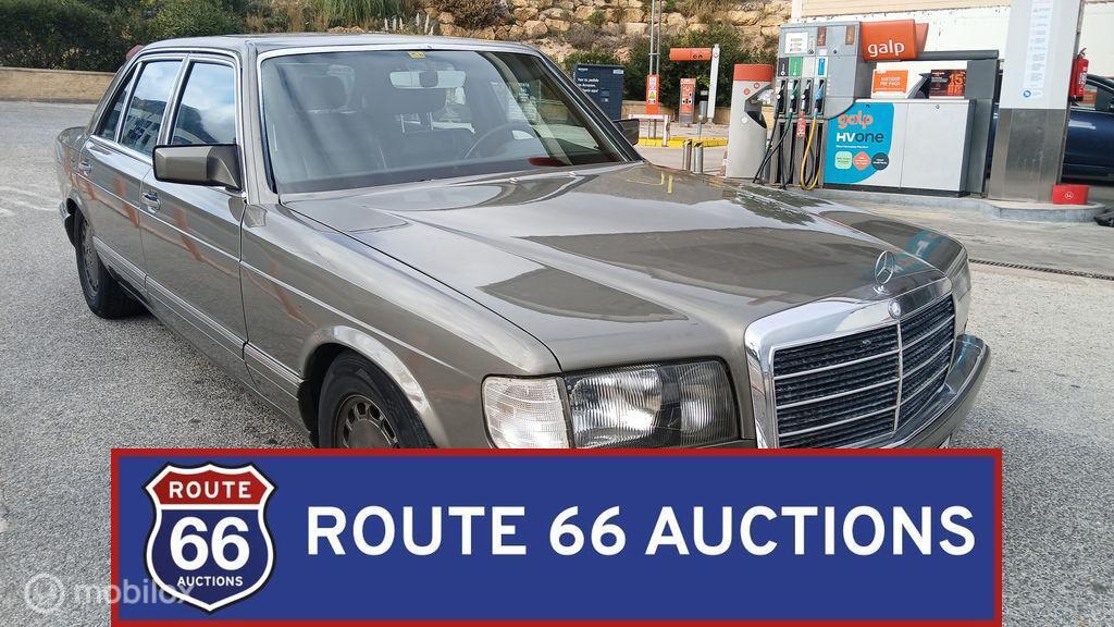 Mercedes-Benz 560 SEL | 1988 | Route 66 Auctions, Overige carrosserieën, Zwart, Mercedes-Benz, Bedrijf