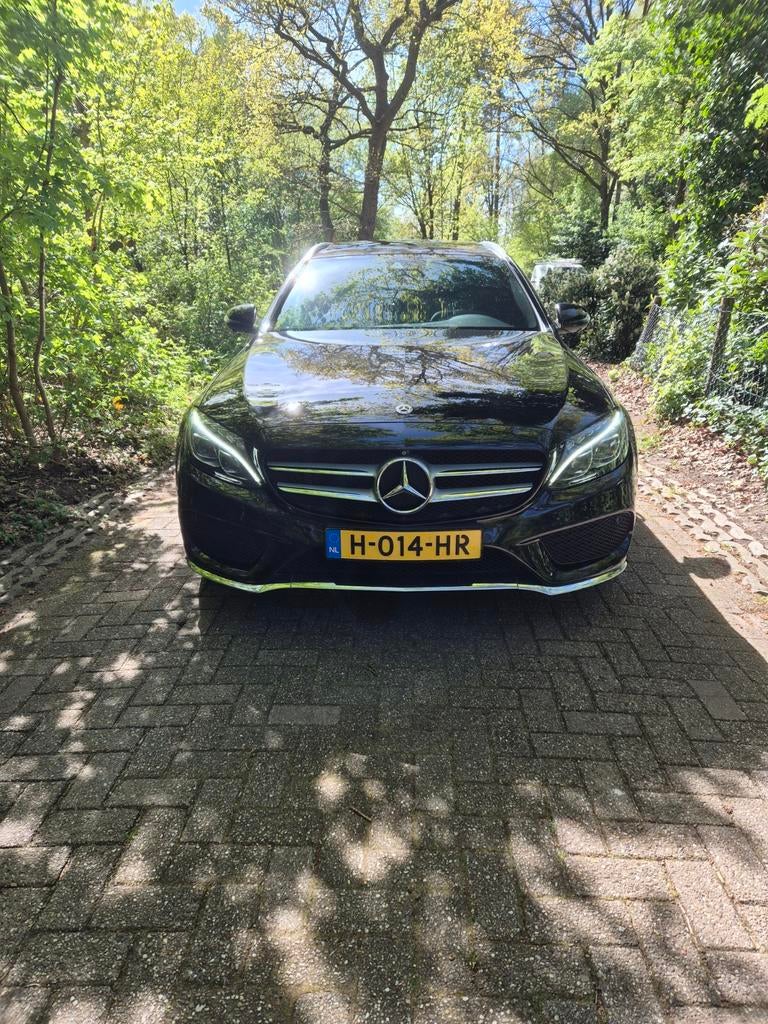 Mercedes-Benz C-Klasse C220 CDI 2.1 125KW A7 Estate 2018, 1800 kg, 4 cilinders, Zwart, Leder