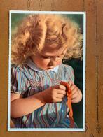 Meisje met lint, Ophalen of Verzenden, 1940 tot 1960, Ongelopen, Kinderen