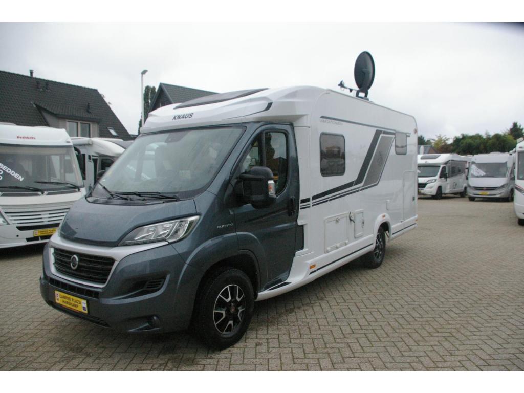 Knaus Van TI 650 MEG Enkele bedden, XXL Garage, Caravans en Kamperen, Campers, Luifel, Ringverwarming, Fiat, Airbags