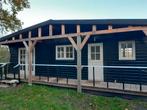 Houten Chalet/recreatiewoning met veranda te koop, Caravans en Kamperen, Tot en met 2