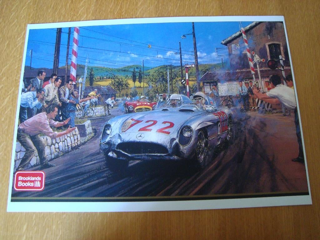 Race auto Mercedes  plaat 42-30 cm, Ophalen of Verzenden, Nieuw, Auto's