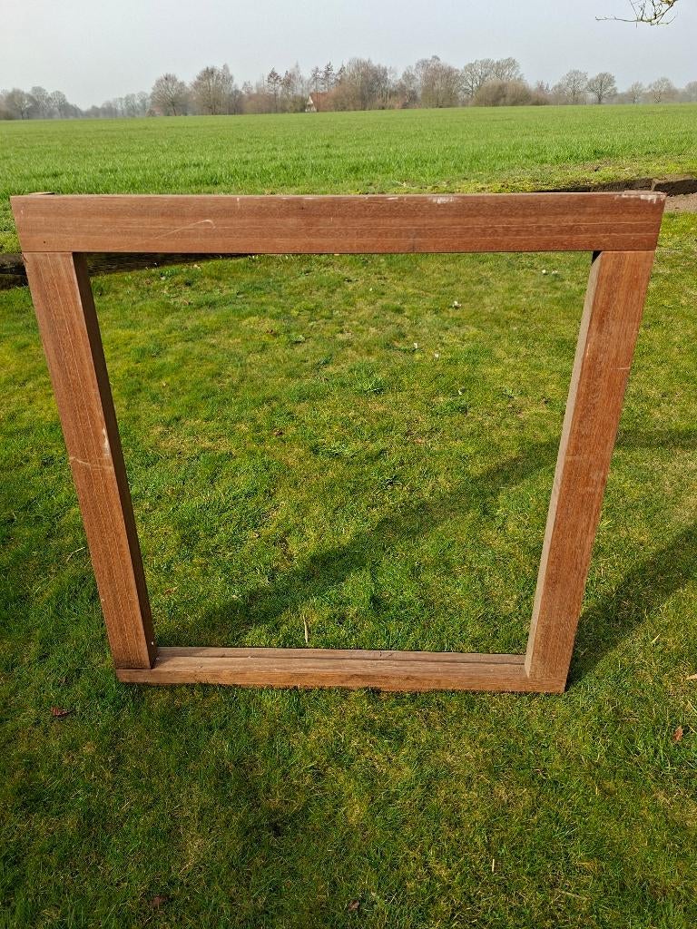 Hardhouten raamkozijn, Raamkozijn, Nieuw, 75 tot 150 cm, Hout
