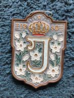 tegel tgv de troonsbestijging Juliana, Ophalen of Verzenden