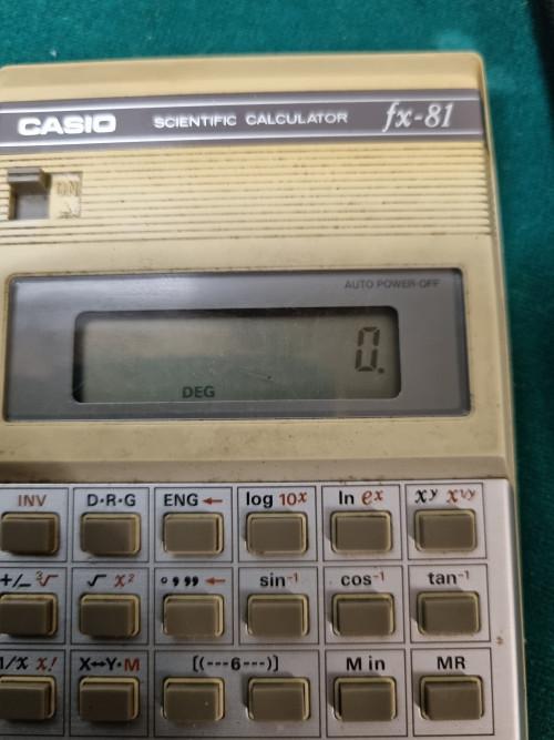 Rekenmachine casio fx-81, Ophalen of Verzenden, 'T Olde Gre-j, Info@toldegrej.nl, Endepoelstraat 20f Didam
