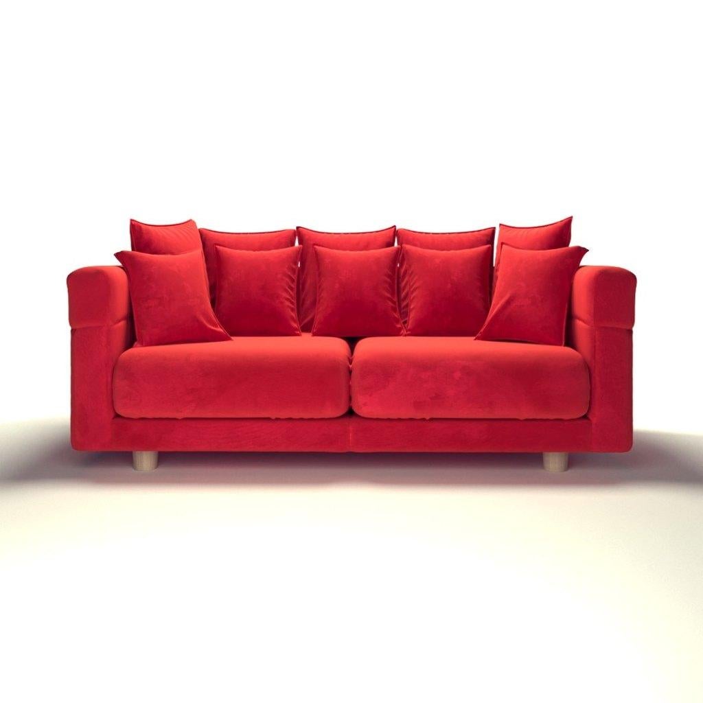 IKEA Stockholm Bank - Rood - (Limited Edition), Huis en Inrichting, Ophalen, Driepersoons, 75 tot 100 cm, Zo goed als nieuw