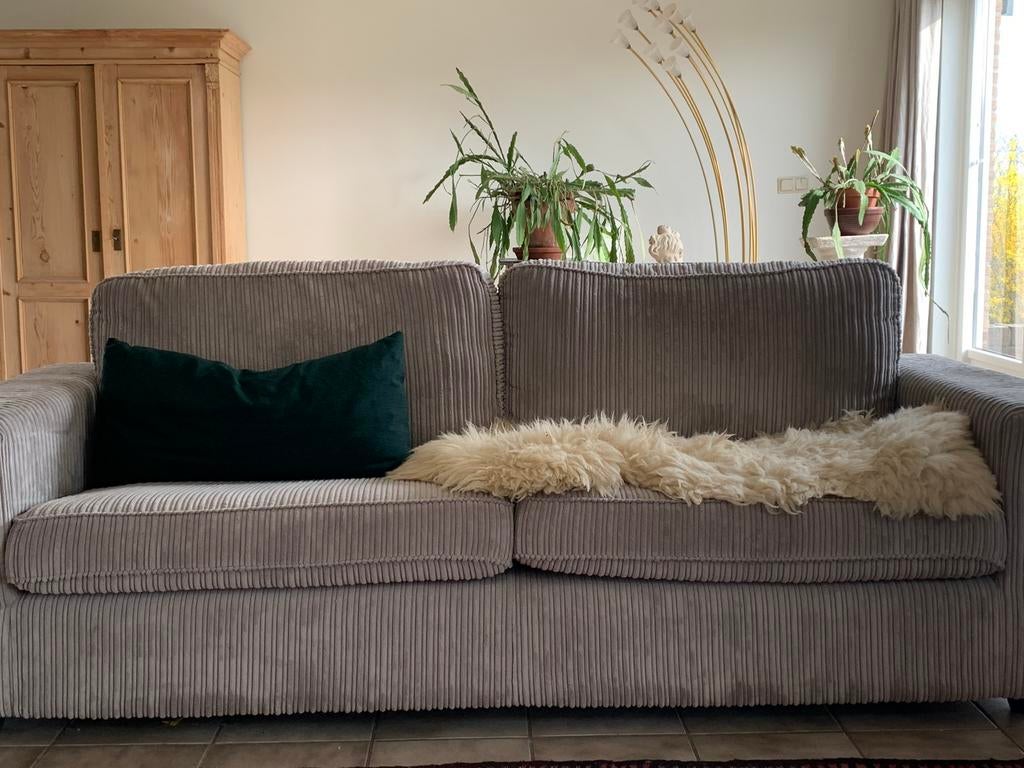 Ruime comforabele 2,5 zits bank, Ophalen, Gebruikt, Tweepersoons, 75 tot 100 cm