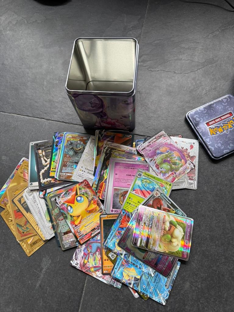 Pokemon speelkaarten nep glimmend, Hobby en Vrije tijd, Verzamelkaartspellen | Pokémon, Ophalen of Verzenden, Zo goed als nieuw