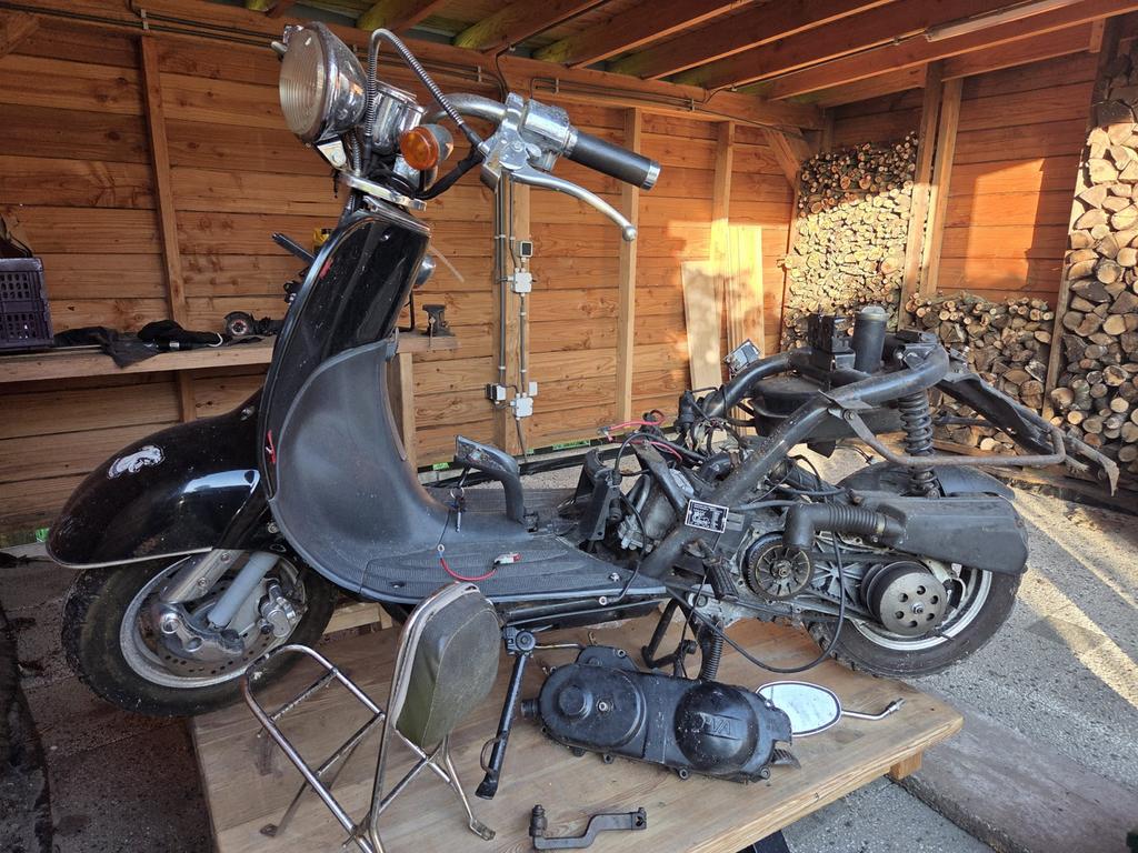 Fosti Grande Retro FT50QT-E.25 Scooter - Opknapper, Fietsen en Brommers, Ophalen, Gebruikt, Benzine, Overige merken