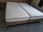 Boxspring, Huis en Inrichting, Ophalen, Gebruikt, Beige, Tweepersoons