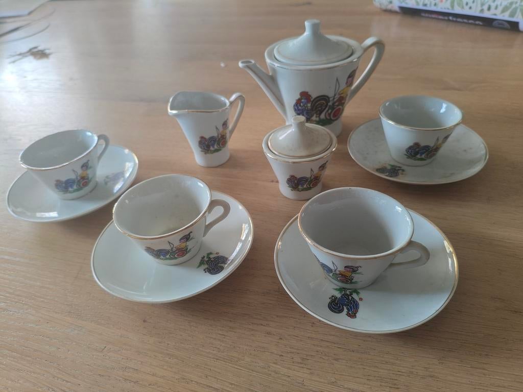 Vintage Keramiek Kinder Servies - Compleet, Antiek en Kunst, Ophalen