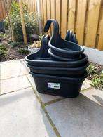 Elho plantenbakken antraciet, Verzenden, Zo goed als nieuw, Kunststof
