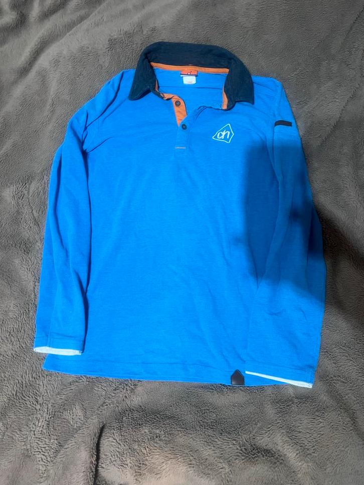 Albert Heijn werkshirt - Blauw met AH logo, Kleding | Heren, T-shirts, Gedragen, Overige maten, Blauw, Verzenden