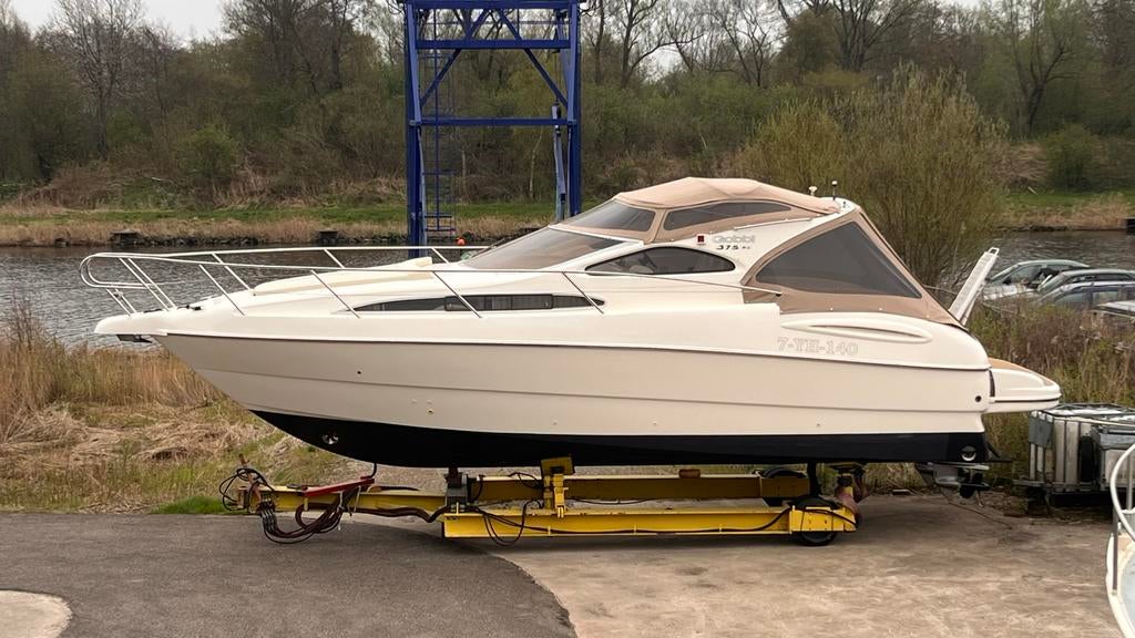 Gobbi 375 SC bwjr 2001 boeg en hekschroef 2x 260PK diesel, Watersport en Boten, Motorboten en Motorjachten, Ophalen, Gebruikt