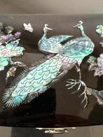 Chinees sieradenkistje zwart lak met parelmoer, Antiek en Kunst, Ophalen of Verzenden