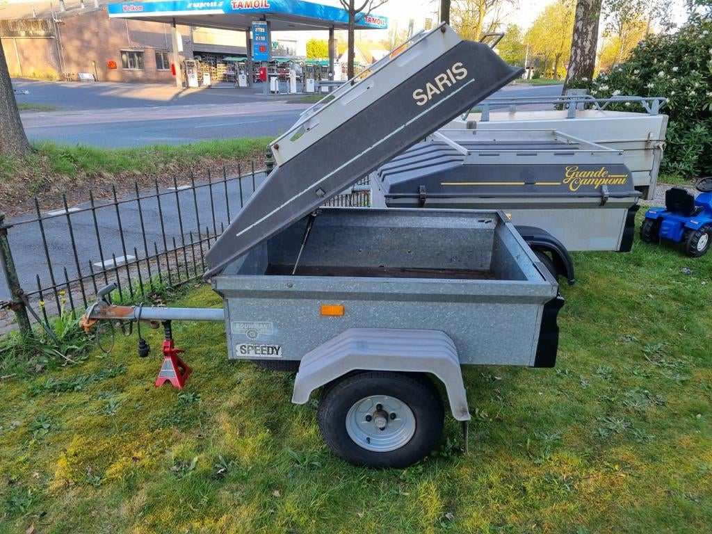 Saris Speedy bagagewagen vakantiekar, Ophalen