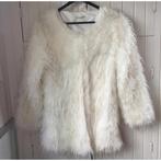 Witte faux fur neppe bontjas maat S, Verzenden, Nieuw, Maat 36 (S), Wit
