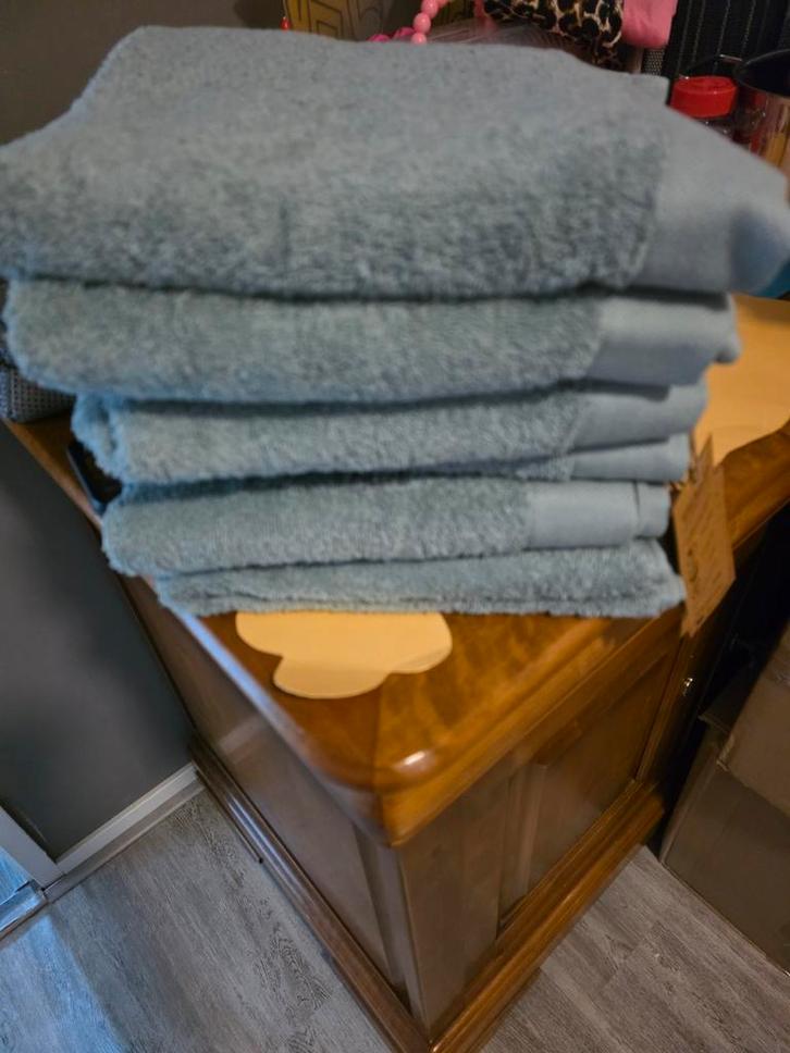 6 x Walra badhanddoeken Jade 50 x 100 cm, Huis en Inrichting, Badkamer | Badtextiel en Accessoires, Nieuw, Handdoek, Blauw, Ophalen of Verzenden