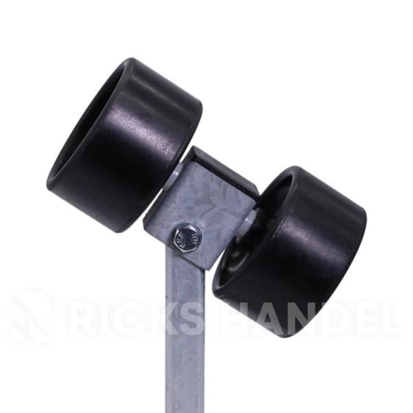 Rollenset bootrol, kimrol 70/120 rubber op kantelblokje, Watersport en Boten, Accessoires en Onderhoud, Info@rickshandel.nl, Nieuw