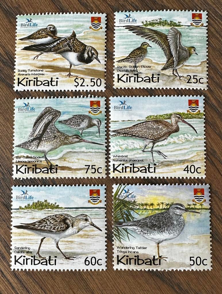 Kiribati 2004 vogels oevervogels postfris, Ophalen of Verzenden, Postfris, Midden-Amerika