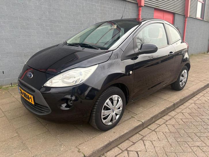 Ford Ka 1.2 51KW 2010 Zwart 150478 km NAP, Auto's, Ford, Particulier, Ka, ABS, Airconditioning, Boordcomputer, Centrale vergrendeling