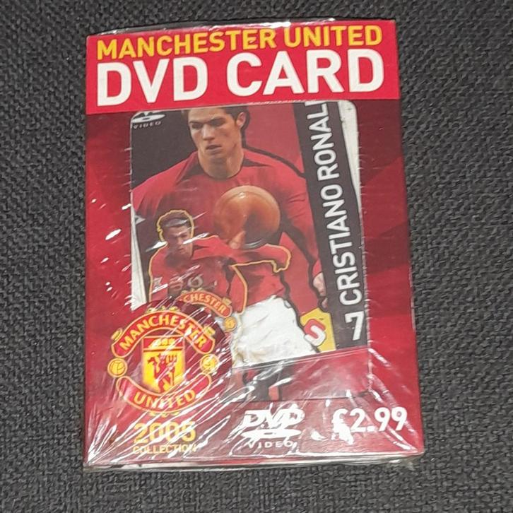 Manchester United dvd cards 2005 Ronaldo,Scholes,Nistelrooij, Verzamelen, Sportartikelen en Voetbal, Zo goed als nieuw, Overige typen