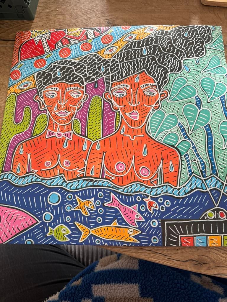 Jee Jee Band Glass Fisch LP, Ophalen of Verzenden, Zo goed als nieuw, 12 inch, Pop