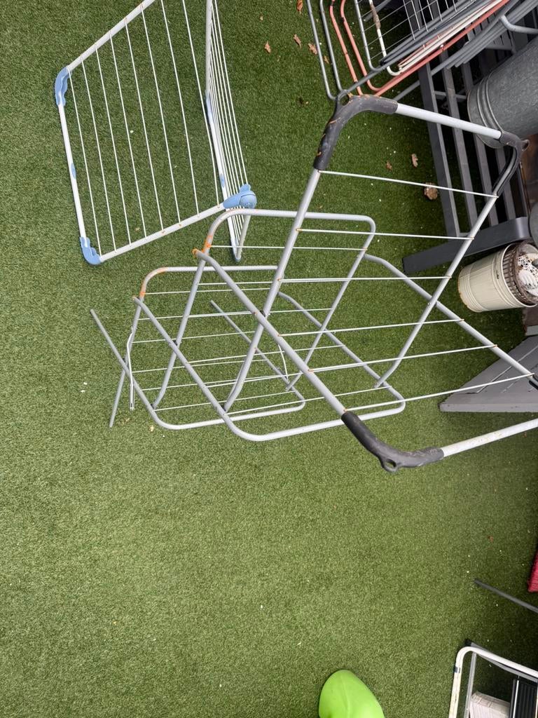 2 droogrekken, Tuin en Terras, Droogmolens en Wasrekken, Ophalen of Verzenden, Zo goed als nieuw, Wasrek