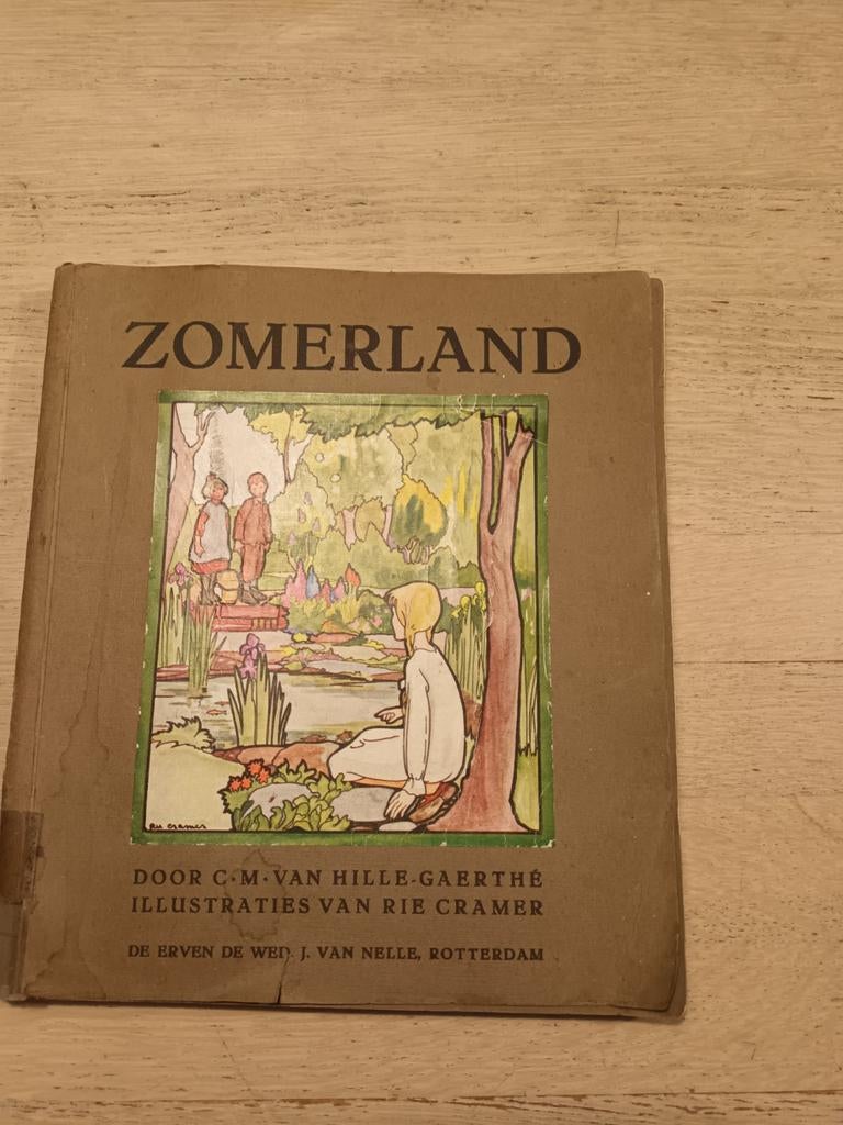 Zomerland.Rie Cramer.De erven de wed. J.van Nellle.Litho, Ophalen of Verzenden, Gebruikt