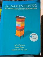 De samenleving kennismaking met de sociologie, Boeken, Ophalen of Verzenden, Alpha, Zo goed als nieuw, HBO