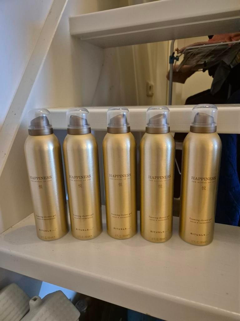 Rituals happiness foam nieuw, Sieraden, Tassen en Uiterlijk, Uiterlijk | Lichaamsverzorging, Ophalen of Verzenden, Nieuw, Bad & Douche