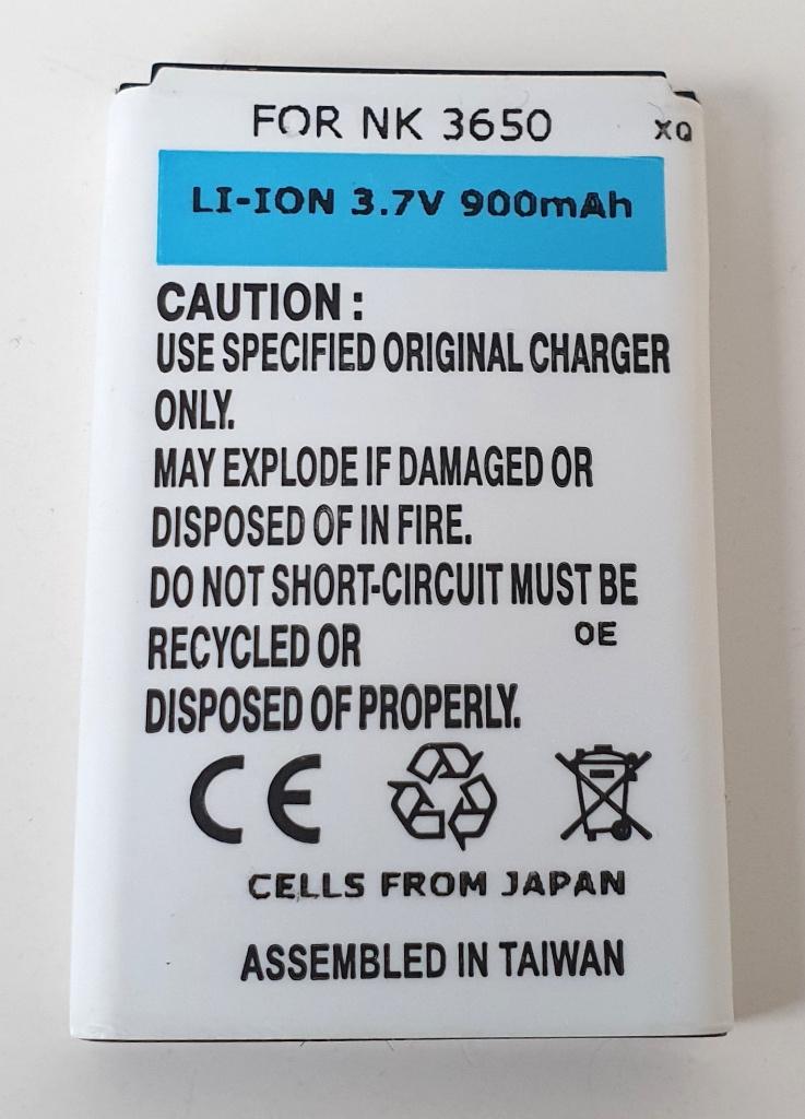 accu van Nokia: NK 3650, Verzenden, Gebruikt, Nokia