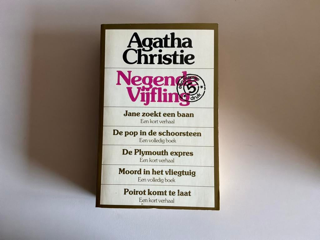 Agatha Christie - Negende Vijfling (5 verhalen), Ophalen of Verzenden, Gelezen