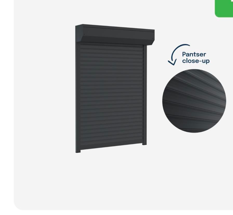 Rolluik, Doe-het-zelf en Verbouw, Rolluiken, Ophalen, Nieuw, Grijs