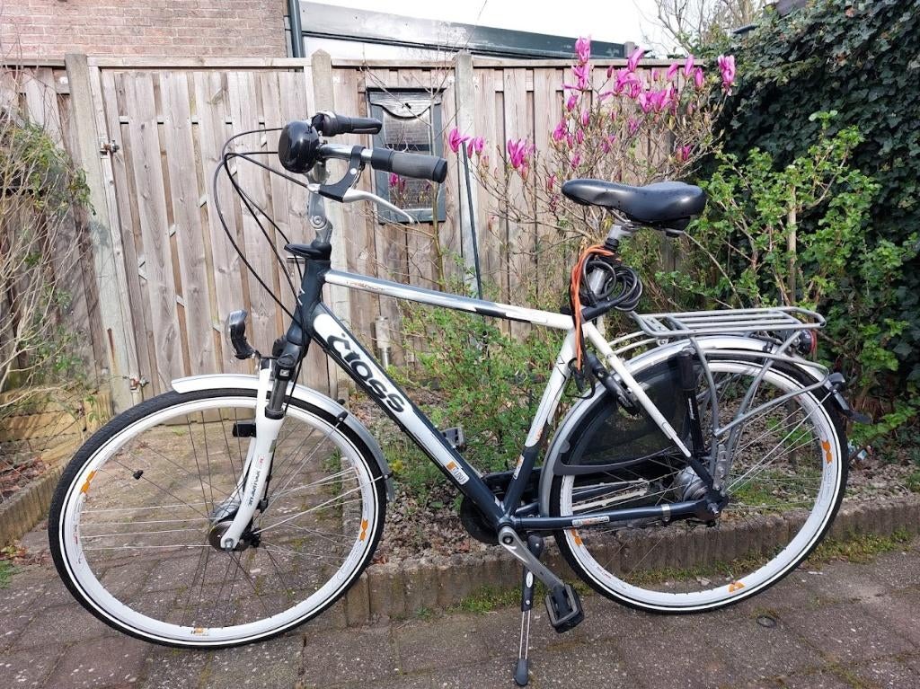 mooie heren fiets 7 versnellingen frame 55 (is hoog), Fietsen en Brommers, Overige merken, Versnellingen, Ophalen of Verzenden