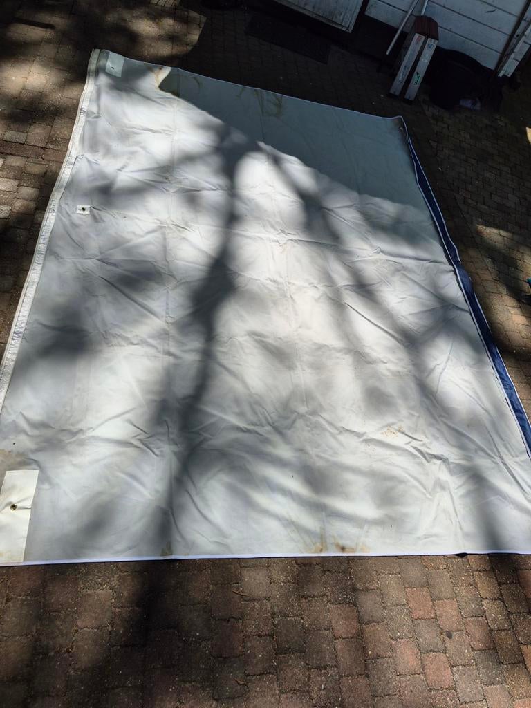 Voortentluifel 150cm (A naar B)  met frame, pees en ringen, Ophalen, Gebruikt
