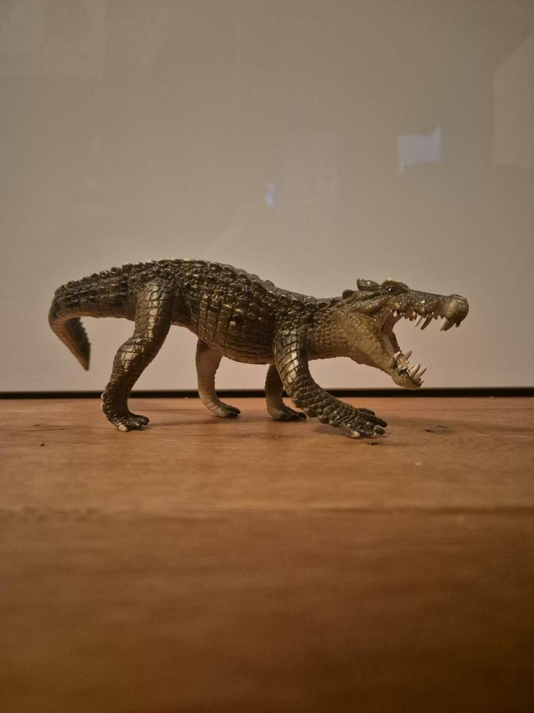 Schleich krokodil alligator, Verzamelen, Dierenverzamelingen, Ophalen of Verzenden, Zo goed als nieuw, Reptiel of Amfibie, Beeldje of Figuurtje