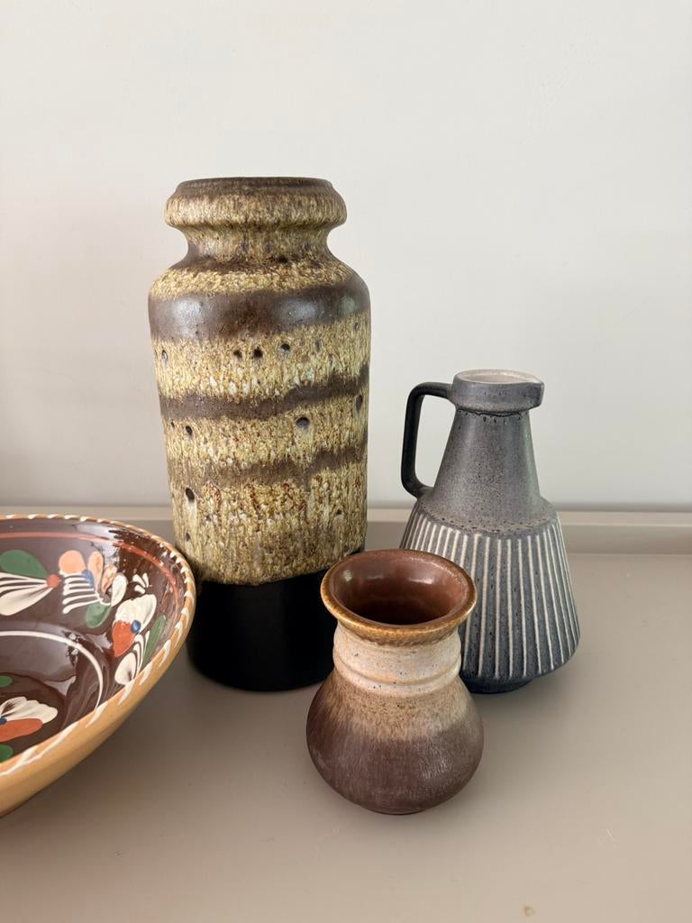 Vintage vazen Germany, Overige kleuren, Aardewerk of Porselein, Ophalen of Verzenden, Zo goed als nieuw