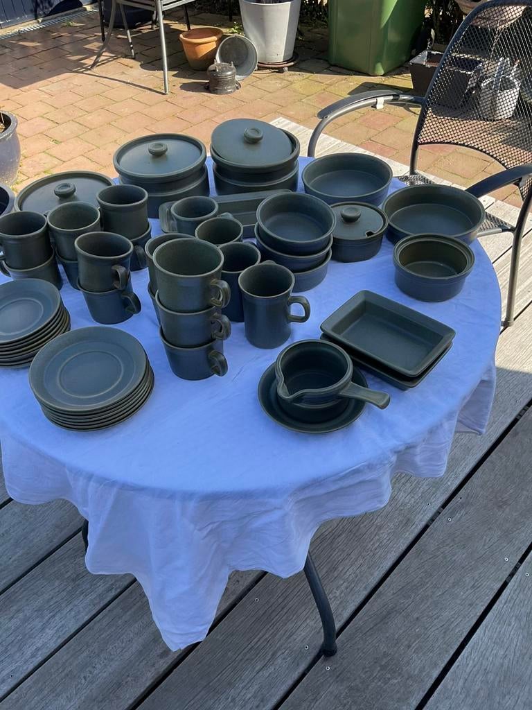 Wedgwood servies 6/7/8 delig kleur groen ., Ophalen, Zo goed als nieuw, Porselein, Wedgwood