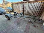 Boottrailer 850kg geremd verzinkt - trailer boot, Ophalen, Gebruikt, Overige typen, Motorboot