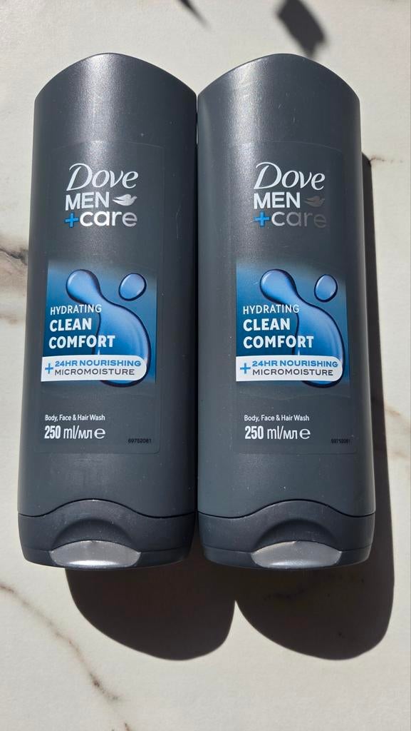 Dove Men+Care douchegel 4-pack nieuw voordeel, Verzenden, Nieuw, Bad & Douche