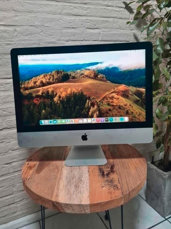Apple iMac 21.5 inch 4K Core i5 8GB 250 SSD uit 2016, Computers en Software, Desktop Pc's, Zo goed als nieuw, 2 tot 3 Ghz, SSD