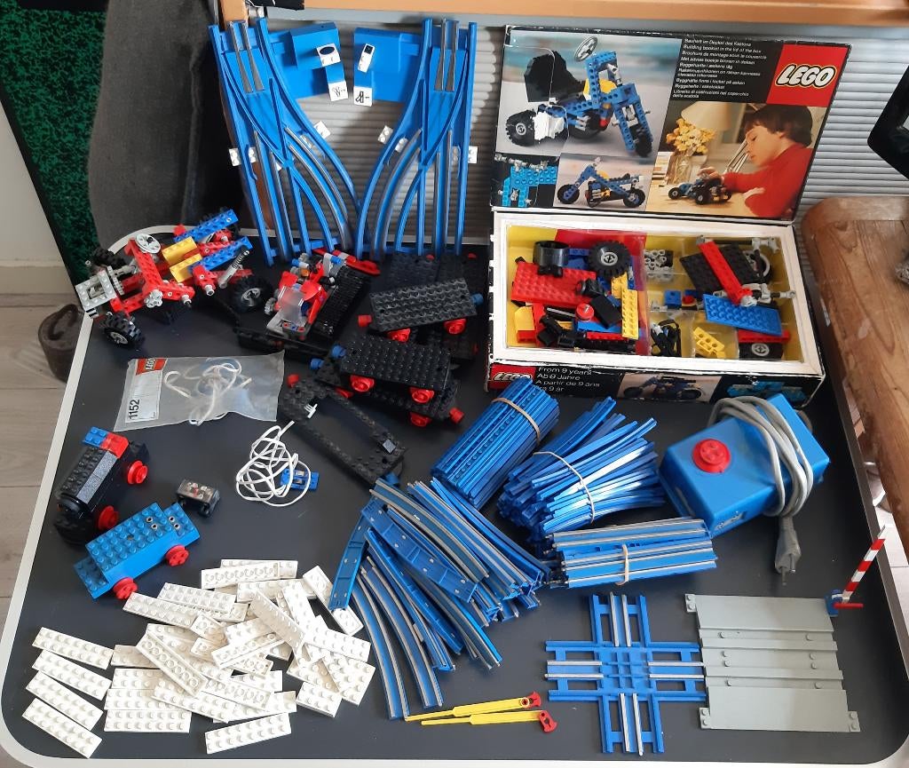 oude lego trein spullen en andere lego van zolder, Ophalen, Gebruikt