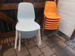 stapelbare stoelen 2 sets  zijn schoon klaar voor gebruik, Ophalen, Gebruikt, Kantine /kantoor stoelen, Bruin