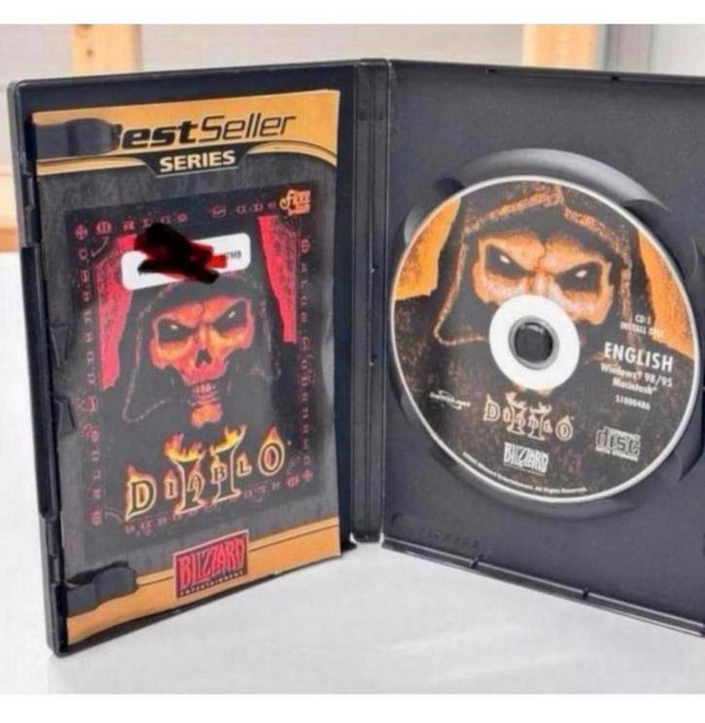 PC-Mac CD-rom best-seller Diablo II 2 met boekje en code, Spelcomputers en Games, Games | Pc, 1 speler, Ophalen of Verzenden, Zo goed als nieuw
