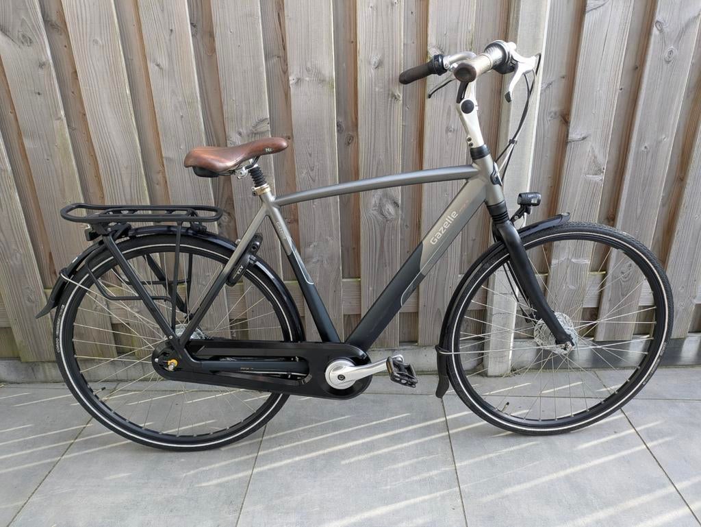 Nette Gazelle Orange C8 herenfiets 57cm 8 versnellingen, Fietsen en Brommers, Fietsen | Heren | Herenfietsen, Ophalen, Gebruikt